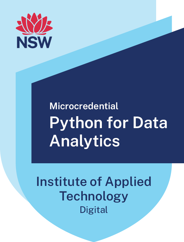 Python for Data Analytics Microcredential Badge